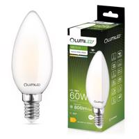 LED žárovka LED E14 B35 7W = 60W 806lm 4000K Neutrální bílá 360° Filament  LUMILED