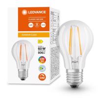 LED žárovka LED E27 A60 5,8W = 60W 806lm 4000K Neutrální bílá 300° CRI90 Filament Stmívatelná LEDVANCE Superior