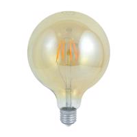 LED žárovka LED E27 G80 4W = 18W 320lm 2000K Teplá bílá 360° Filament GOLDLUX (Polux)