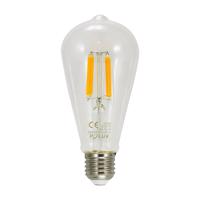 LED žárovka LED E27 ST64 7,5W = 75W 1055lm 3000K Teplá bílá 360° Filament GOLDLUX (Polux)