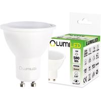 LED žárovka LED GU10 6W = 60W 580lm 4000K Neutrální bílá 120°  LUMILED