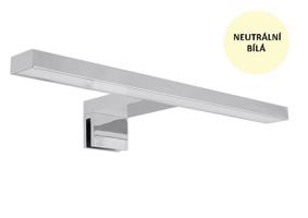 LED21 Koupelnové LED svítidlo AMBER nad zrcadlo 300mm chrom 230V 4,5W 220lm neutralní bílá AMBER-U-40K-01