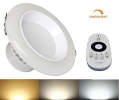 LED21 LED panel DOWNLIGHT 12W CCT stmívatelný 120mm 750lm 230V CCD  IP50 CB3257