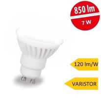 LED21 LED žárovka GU10 7W keramická - 230V teplá bílá