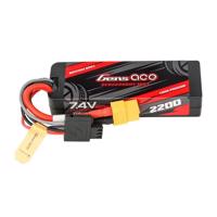 Lipo Gens ace G-Tech 2200mAh 7,4V 2S1P 60C GRP-76 Hardcase baterie s konektorem XT60