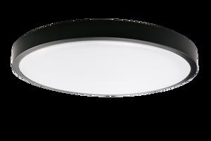 LUMAX LED stropní svítidlo 18W 1300lm 840 120° 20 black kulaté LO1802B