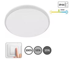 LUMAX LED svítidlo - plafon krokově STMÍVATELNÉ 20W 1400lm, bílé, NEUTRÁLNÍ BÍLÁ LO2002W