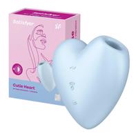 Masážní přístroj na klitoris Satisfyer Cutie Heart (modrý)