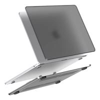 Matné ochranné pouzdro Lention pro MacBook Air 13,6" (černé)