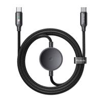 Mcdodo kabel 2 v 1 CA-4170 USB-C + bezdrátová nabíječka Samsung Watch, 60 W, 1,5 m