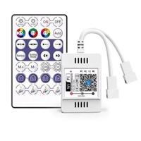 MEDIA-COMP WIFI RGB Digital Pixel Kontroler 12V-24V 28 RF 2 výstupy WS2811 WS2812B