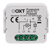 Modul relé OXT 1 okruh měření 16A WIFI TUYA