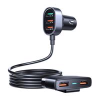 Nabíječka do auta Joyroom JR-CL03 Pro 45W 5xUSB (černá) 044898 044898