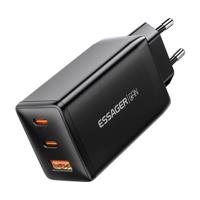 Nabíječka, Essager, ECTAC-DYB01-Z, GaN, 2xUSB-C, USB-A, 67W (černá) 066684