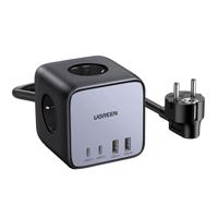 Napájecí lišta EU cube UGREEN CD268, 65W, 1,8 m (černá) 052808