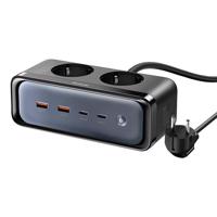 Napájecí lišta se 2 zásuvkami 6v1, 2x USB-C, 2x USB-A Mcdodo CH-4610, EU (černá)