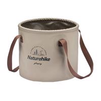 Naturehike 10L kulaté skládací vědro NH20SJ040 světle hnědé