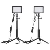 Neewer studio set ZC-10S dvě LED lampy + filtry + stativy