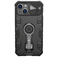 Nillkin CamShield Armor Pro pouzdro iPhone 14 Plus pancéřové pouzdro s krycím kroužkem na fotoaparát černé 6902048248717