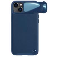 Nillkin CamShield Leather S Case Pouzdro na iPhone 14 Plus s krytem fotoaparátu modré 6902048249721