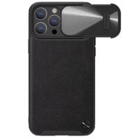 Nillkin CamShield Leather S Case Pouzdro na iPhone 14 Pro s krytem fotoaparátu černé 6902048249684