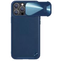 Nillkin CamShield Leather S Case Pouzdro na iPhone 14 Pro s krytem fotoaparátu modré 6902048249691