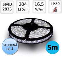 Optonica LED pásek 5m 16,5W/m 204ks/m 2835 Studená bílá ST4761