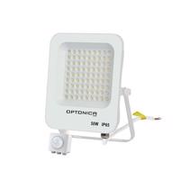 Optonica LED SMD reflektor bílé Body IP65 se čidlo 50W Neutrální bílá FL5770