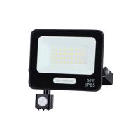 Optonica LED SMD reflektor IP65 Černá Body s čidlo