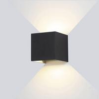 Optonica LED Wall Light Černá Body čtvercové 7458