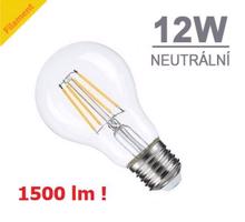 Optonica LED žárovka 12W 4xCOS Filament E27 1500lm NEUTRÁLNÍ BÍLÁ