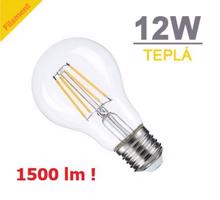 Optonica LED žárovka 12W 4xCOS Filament E27 1500lm TEPLÁ BÍLÁ