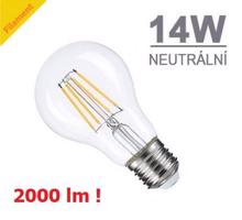 Optonica LED žárovka 14W 6xCOS Filament E27 2000lm NEUTRÁLNÍ BÍLÁ