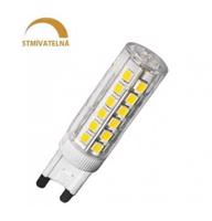 Optonica LED žárovka 6W 72xSMD2835 G9 550lm CCD Studená bílá STMÍVATELNÁ