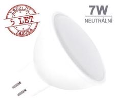 Optonica LED žárovka 7W GU5.3 500lm 12V DC Neutrální bílá