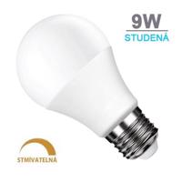 Optonica LED žárovka STMÍVATELNÁ 9W 18xSMD2835 806lm E27 Studená bílá