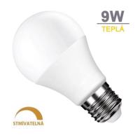 Optonica LED žárovka STMÍVATELNÁ 9W 18xSMD2835 806lm E27 Teplá bílá