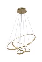 Optonica LED Závěsné svítidlo Lamp CCT 78W Brushed Gold Stmívatelná + Dálkový ovladač