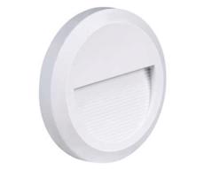 Optonica Svítidlo fasádní LED Step Light Round White 2W, 230V Teplá bílá WL7505