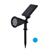 Optonica Zahradní LED solární svítidlo reflektor 1,5W, MODRÁ GD9323