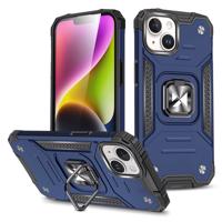 Pancéřové pouzdro s úchytem na prst pro iPhone 15 Plus Wozinsky Ring Armor - modré 5907769321153