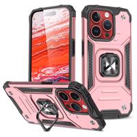 Pancéřové pouzdro s úchytem na prst pro iPhone 15 Pro Max Wozinsky Ring Armor - růžově zlaté 5907769321368