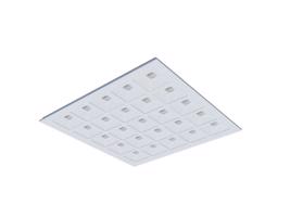 PANLUX LED PANEL EVO UGR 19 vestavný čtvercový 600x600 24W - Neutrální bílá PN22300009