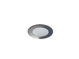 Panlux Pevný LED podhled SPOTLIGHT IP65 ROUND bodovka, stříbrná broušená - Neutrální bílá PN14300024