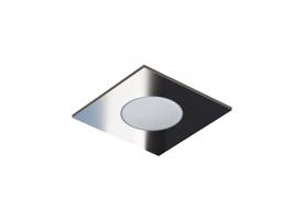 Panlux Pevný LED podhled SPOTLIGHT IP65 SQUARE bodovka, stříbrná - Neutrální bílá PN14300026