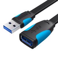 Plochý prodlužovač USB3.0 Vention VAS-A13-B200 2m černý