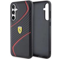 Pouzdro Ferrari Twist Metal Logo pro Samsung Galaxy S23 FE - černé CG Mobile 3666339218577