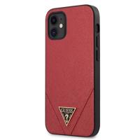 Pouzdro Guess Saffiano pro iPhone 12 mini - Saffiano červená 3700740480250