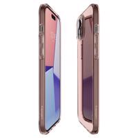 Pouzdro Spigen Crystal Flex pro iPhone 15 Plus - růžové průsvitné 8809896747677