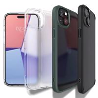 Pouzdro Spigen Crystal Hybrid pro iPhone 15 Plus - čiré modré 8809896747691